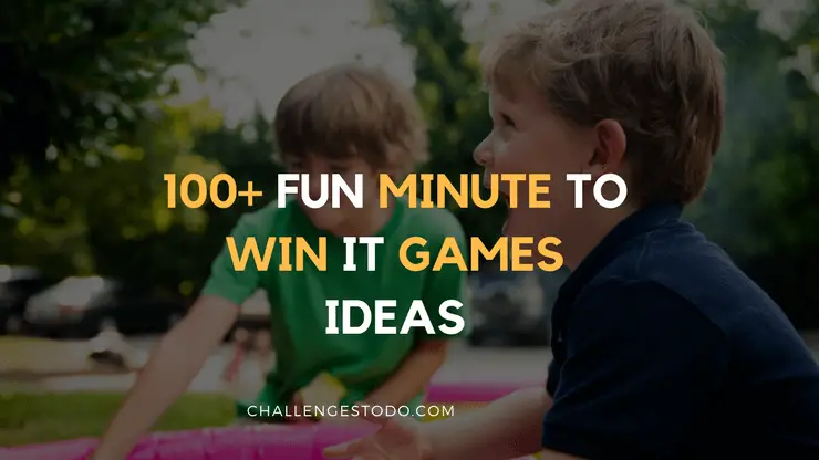 minute to win it games list